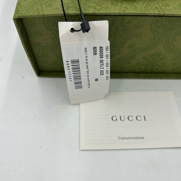 Unisex Gucci GG Marmont, Supreme leather/canvas belt size 80 cm/32 inches main image 5